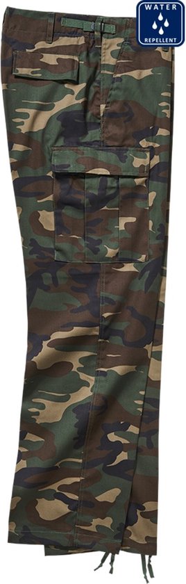 Pantalon cargo Urban Classics -L- US Ranger Vert / Marron