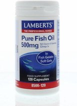 Lamberts Pure Visolie 500 mg - 120 capsules - Visolie - Voedingssupplement