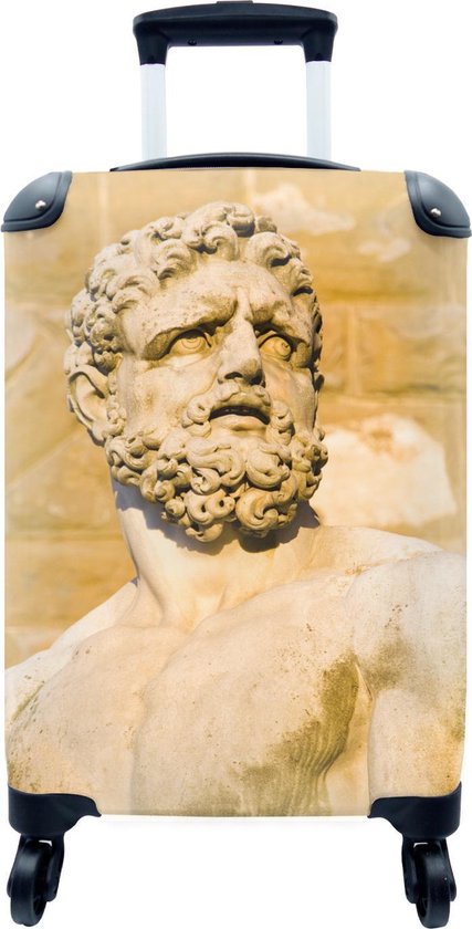 Koffer - Close-up van het hoofd van Hercules in het Italiaanse Florence -  35x55x20 cm... | bol.com