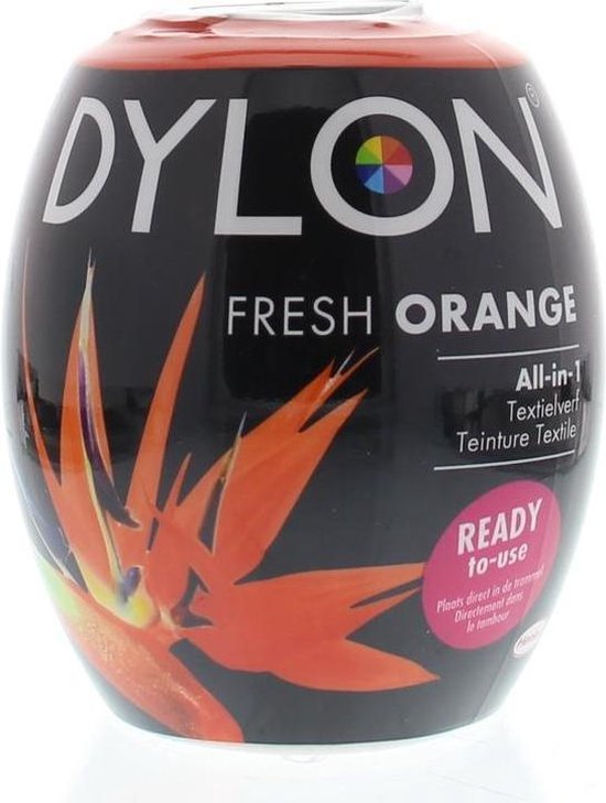 achter Rusland Pakistaans DYLON Wasmachine Textielverf Pods - Fresh Orange - 350g | bol.com