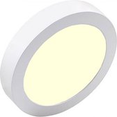 LED Downlight Pro - Igia - Opbouw Rond 12W - Warm Wit 3000K - Mat Wit - Ø177mm