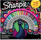 Stylo feutre Sharpie Permanent Peacock a 28 pièces