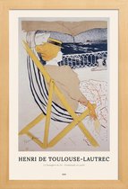 JUNIQE - Poster in houten lijst Henri de Toulouse-Lautrec - La