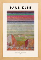 JUNIQE - Poster in houten lijst Klee - View into the Fertile Country