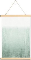 JUNIQE - Posterhanger Fading Green Eucalyptus -20x30 /Groen