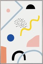 JUNIQE - Poster met kunststof lijst Curiosities -30x45 /Kleurrijk