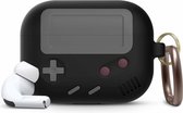 Game Console Case Cover Voor geschikt voor Apple Airpods Pro - Siliconen Zwart | Watchbands-shop.nl
