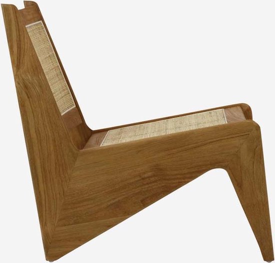 Rotan Kangaroo Chair - Pierre - Bruin - 80 x 57 x 74