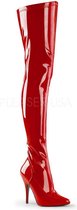 Pleaser Overknee laarzen -47 Shoes- SEDUCE-3000 US 16 Rood