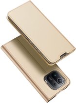 Dux Ducis Skin Pro Series Xiaomi Mi 11 Pro Hoesje Wallet Case Goud