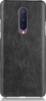 OnePlus 8 Hoesje - Mobigear - Excellent Serie - Hard Kunststof Backcover - Zwart - Hoesje Geschikt Voor OnePlus 8
