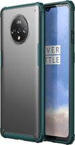 OnePlus 7T Hoesje - Mobigear - Shockproof Serie - Hard Kunststof Backcover - Groen - Hoesje Geschikt Voor OnePlus 7T