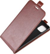 Samsung Galaxy Note 10 Lite Hoesje - Mobigear - Serie - Kunstlederen Flipcase - Bruin - Hoesje Geschikt Voor Samsung Galaxy Note 10 Lite