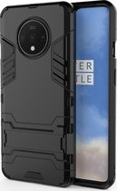 Mobigear Kickstand Hardcase voor de OnePlus 7T - Zwart