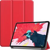 Apple iPad Pro 11 (2020) Hoes - Mobigear - Tri-Fold Serie - Kunstlederen Bookcase - Rood - Hoes Geschikt Voor Apple iPad Pro 11 (2020)