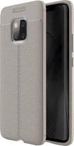 Huawei Mate 20 Pro Hoesje - Mobigear - Luxury Serie - TPU Backcover - Grijs - Hoesje Geschikt Voor Huawei Mate 20 Pro