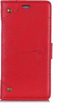 Huawei Mate 20 Pro Hoesje - Mobigear - Ranch Serie - Kunstlederen Bookcase - Rood - Hoesje Geschikt Voor Huawei Mate 20 Pro