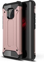 Mobigear Outdoor Backcover Hoesje - Geschikt voor Huawei Mate 20 Pro - Gsm case - Roségoud