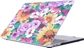 Case geschikt voor Apple MacBook Pro 13 (2016-2019) - Mobigear - Flowers Serie - Hardcover - Model 27 - Geschikt voor Apple MacBook Pro 13 (2016-2019) Cover