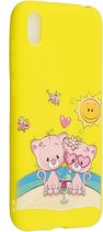 HONOR 8S Hoesje - Mobigear - Design Serie - TPU Backcover - Bear - Hoesje Geschikt Voor HONOR 8S