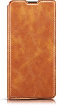 Mobigear Slim Wallet Bookcase Hoesje - Geschikt voor Samsung Galaxy Note 10 - Cognac