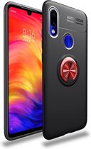 Xiaomi Redmi 7 Hoesje - Mobigear - Armor Ring Serie - Hard Kunststof Backcover - Zwart - Hoesje Geschikt Voor Xiaomi Redmi 7