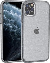 Apple iPhone 11 Pro Max Hoesje - Mobigear - Glitter Serie - Hard Kunststof Backcover - Grijs - Hoesje Geschikt Voor Apple iPhone 11 Pro Max