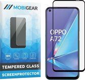 Mobigear Screenprotector geschikt voor OPPO A72 Glazen | Mobigear Premium Screenprotector - Case Friendly - Zwart