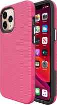 Apple iPhone 12 Pro Max Hoesje - Mobigear - Antislip Serie - Hard Kunststof Backcover - Roze - Hoesje Geschikt Voor Apple iPhone 12 Pro Max