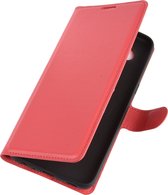 Mobigear Classic Bookcase voor de LG K61 - Rood