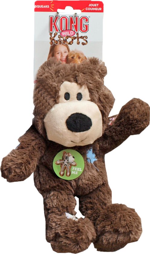 Ours Kong Wild Knots - Jouets pour chien - Assortis - M - 25 x 20 x 10 cm