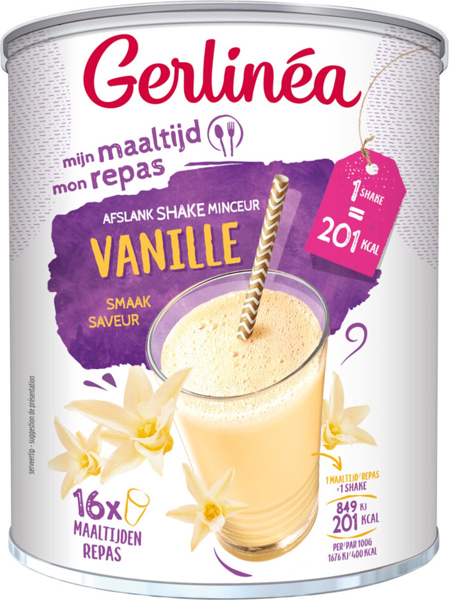 Goedkoopste Gerlinea - Milkshake - Vanille - 436 gr