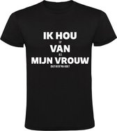 Ik hou er van als mijn vrouw Bier voor mij haalt Heren t-shirt | pils | valentijnsdag | bruiloft | huwelijk | liefde | vrijgezel | Zwart