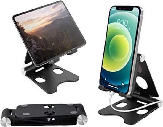 Support Universel Réglable Pour Tablette Et Téléphone - Pliable, Pour Bureau Ou Cuisine