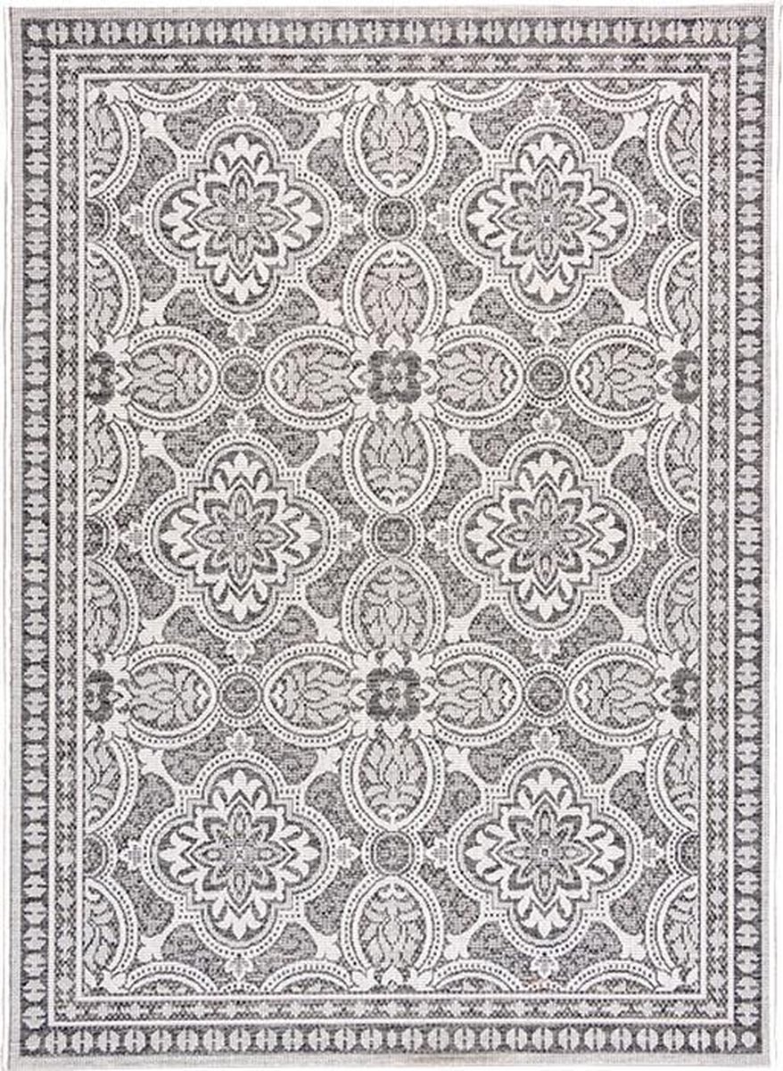 Fraai Buitenkleed - Summer Oriental Grijs - 240x330cm