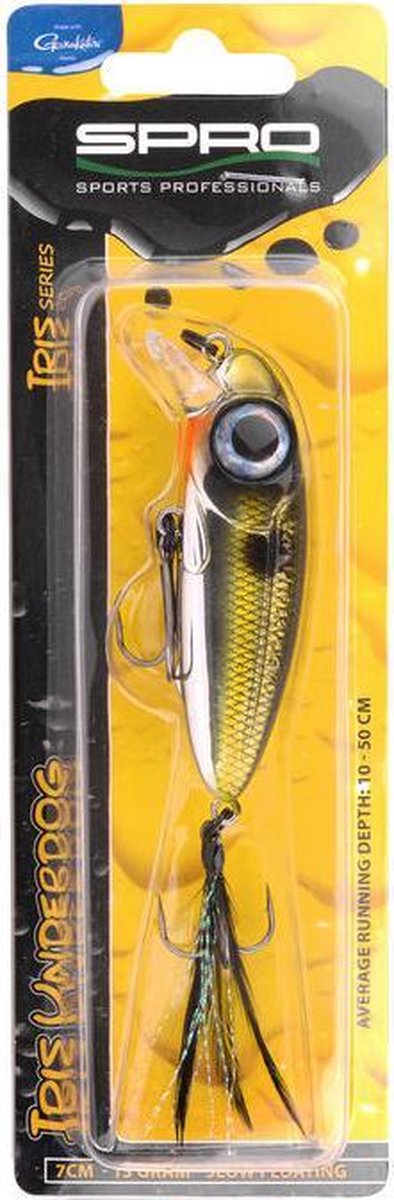 Spro Iris Underdog - 7 cm - hot perch van Spro — afbeelding 3