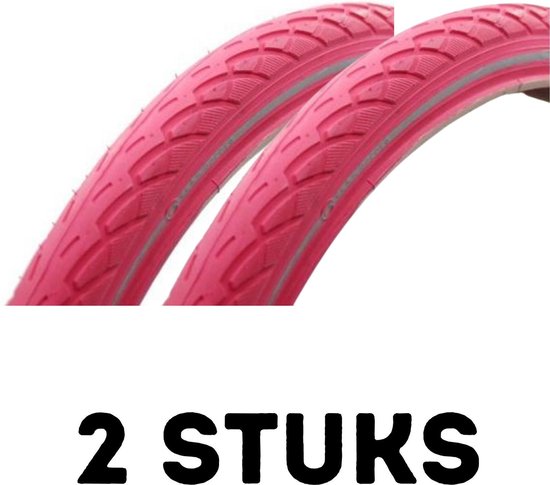 Promoten Het is de bedoeling dat Raadplegen Fietsband - Buitenband - Set van 2 - SA 206 26x1.75 inch (47-559) roze |  bol.com