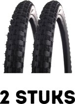 Fietsband - Buitenband - Set van 2 - Cross 16 x 1.75 (47-305) zwart