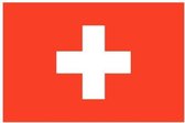 Decoratievlag Zwitserland 90 x 150 cm