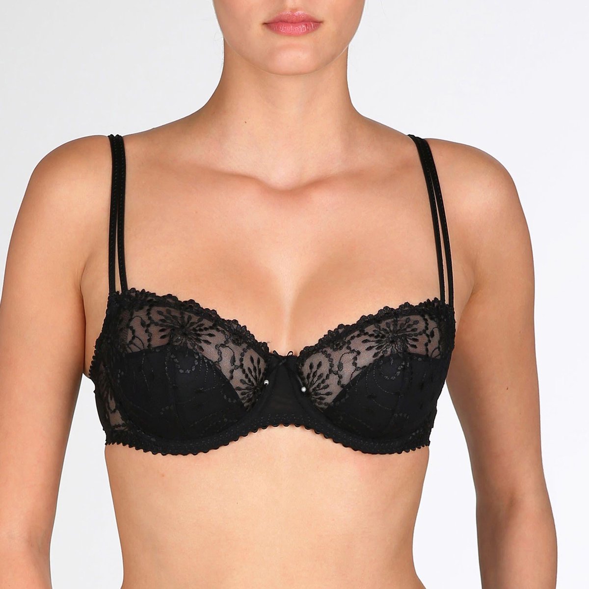 Marie Jo Jane Voorgevormde Balconette Bh 0101335 Zwart - maat EU 80A / FR
