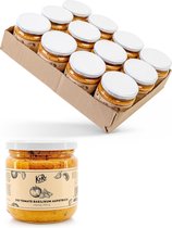 KoRo Biologisch - Tomaten Basilicum Spread - 12 x 390 gram