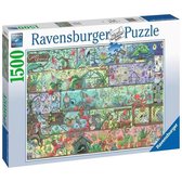Ravensburger Puzzel - Dwergen op de plank - 1500 stukjes - Legpuzzel