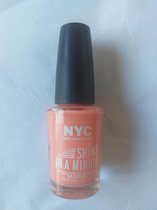 Nyc shine in a minute nail polish 345 peach popsicles