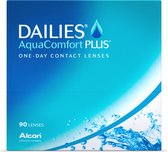 +6.50 Dailies Aqua Comfort Plus - Pack de 90 - Lentilles journalières - Lentilles de contact