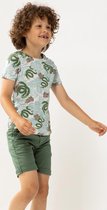 Sissy-Boy - Grijs T-shirt met all over snake print en korte mouw