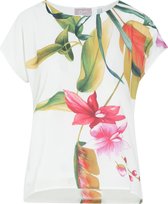 Cassis - Female - T-shirt met bloemenprint  - Multicolor