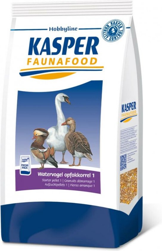 Kasper Faunafood Watervogel Opfokkorrel 1 - 3 x 4 kg - Voordeelverpakking