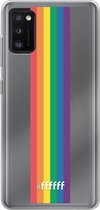 6F hoesje - geschikt voor Samsung Galaxy A41 -  Transparant TPU Case - #LGBT - Vertical #ffffff