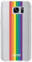 6F hoesje - geschikt voor Samsung Galaxy S7 -  Transparant TPU Case - #LGBT - Vertical #ffffff