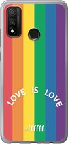 6F hoesje - geschikt voor Huawei P Smart (2020) -  Transparant TPU Case - #LGBT - Love Is Love #ffffff